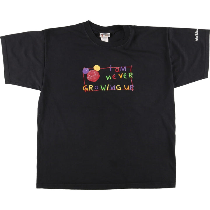 90'S WALT DISNEY World MICKEY MOUSE Mickey Mouse character print T-shirt Men's L /eaa448548