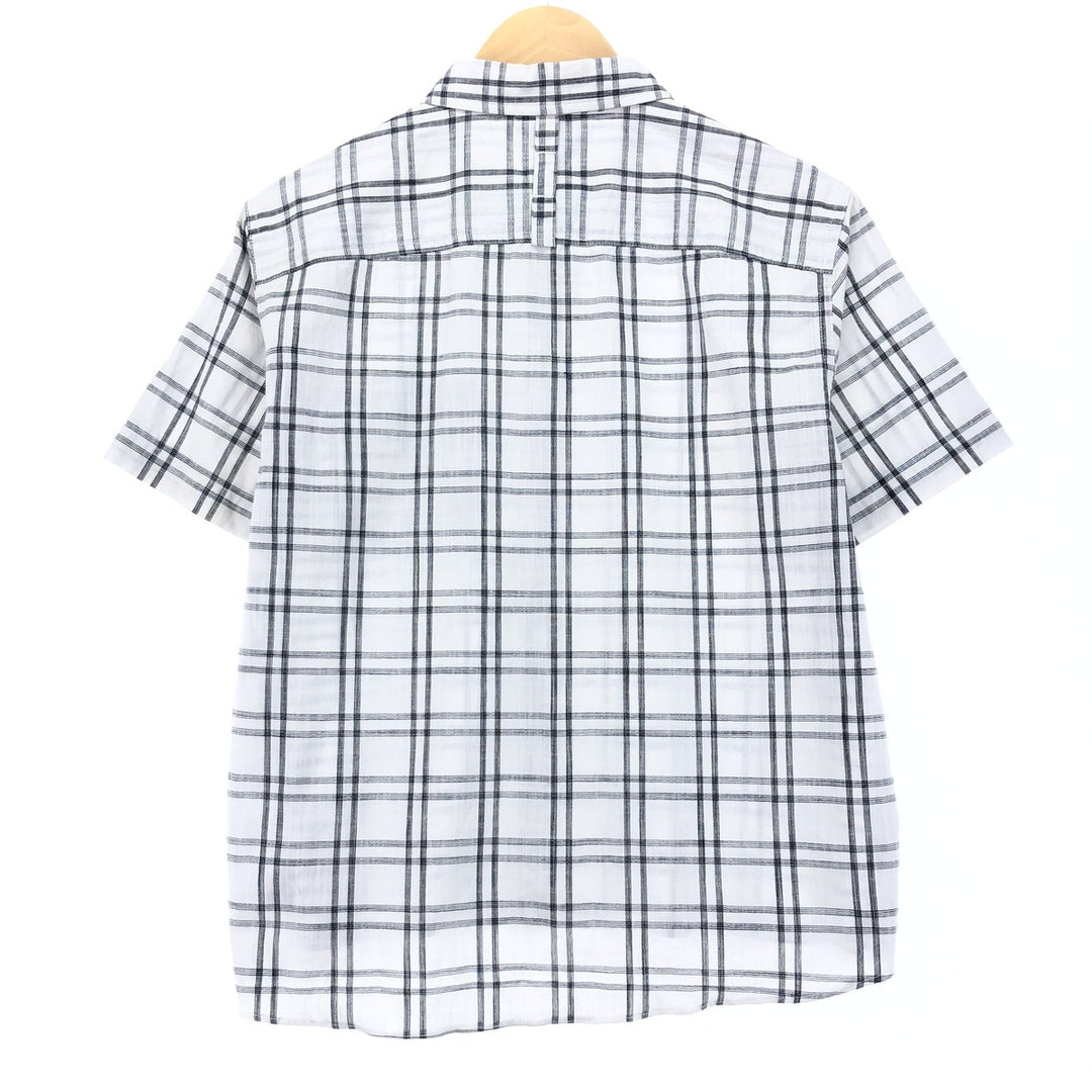 THE NORTH FACE Short Sleeve Cotton Check Shirt Men's M /eaa448587