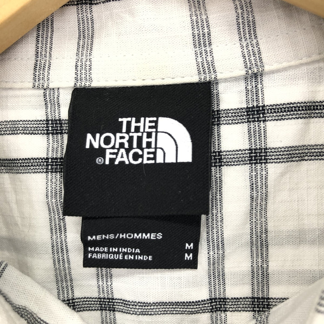 THE NORTH FACE Short Sleeve Cotton Check Shirt Men's M /eaa448587