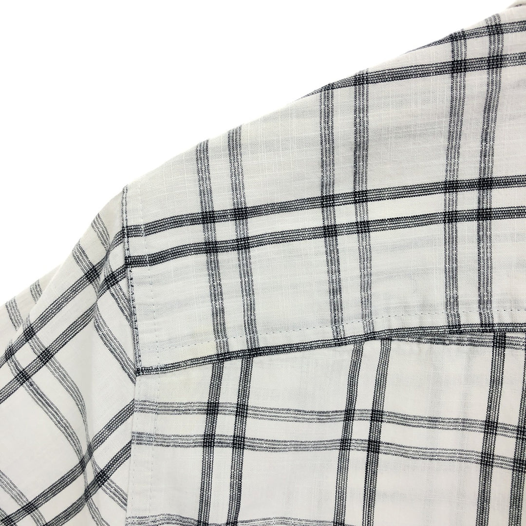 THE NORTH FACE Short Sleeve Cotton Check Shirt Men's M /eaa448587