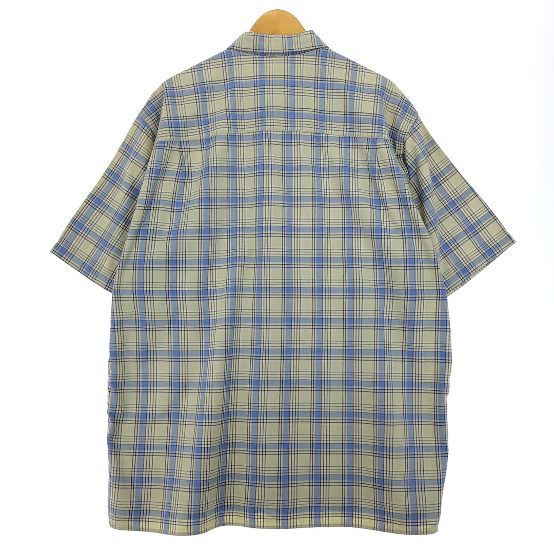 Eddie Bauer Short Sleeve Cotton Check Shirt Men's XL /eaa448590