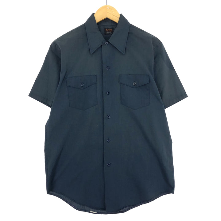 70'S Lee short sleeve work shirt, men's M, vintage /eaa448605