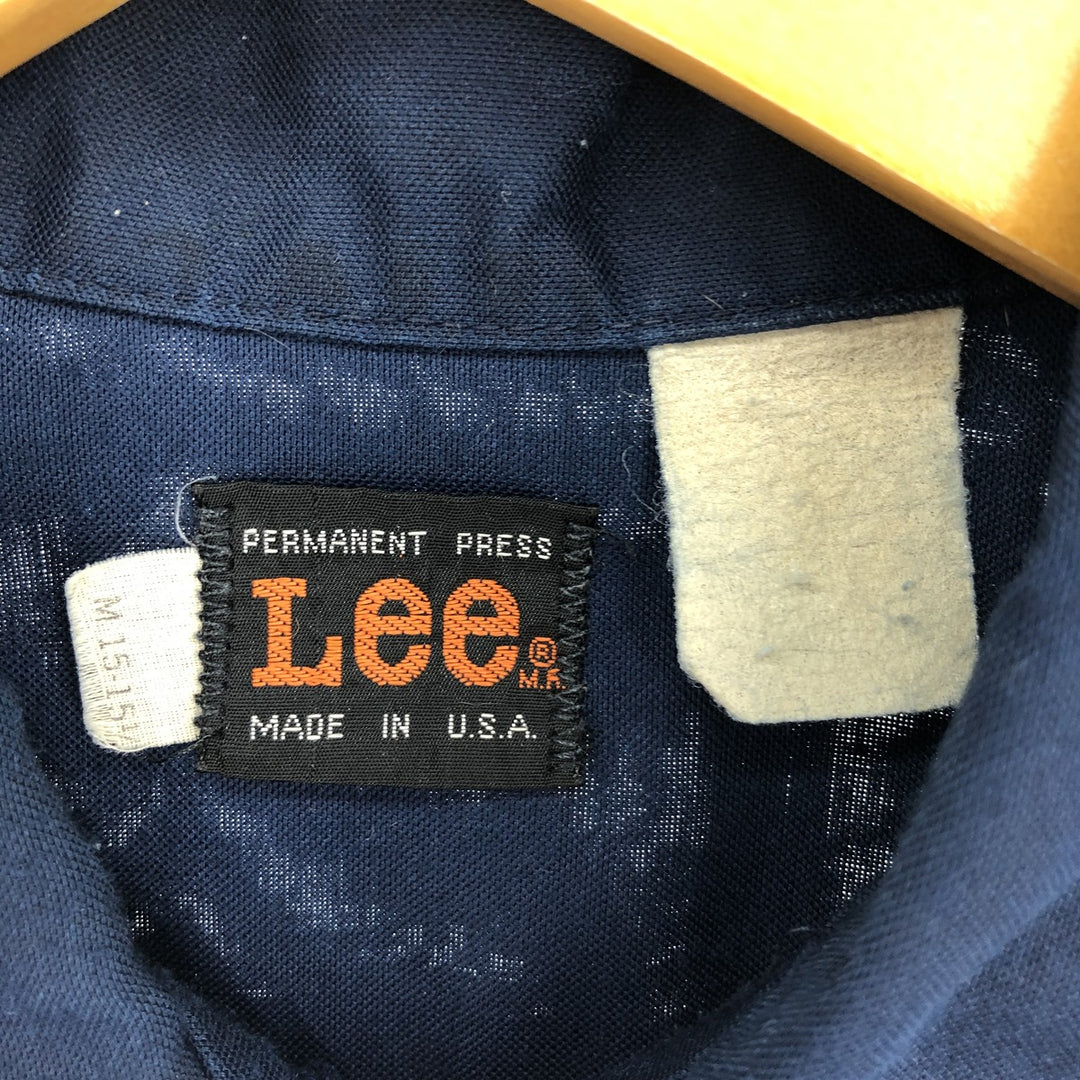 70'S Lee short sleeve work shirt, made in USA, men's M, vintage /eaa448606