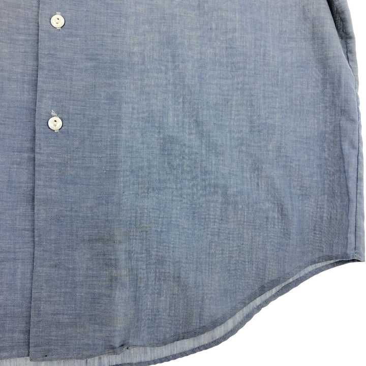 70'S JCPenney BIG MAC Backpainted Short Sleeve Work Shirt Men's XL Vintage /eaa448607