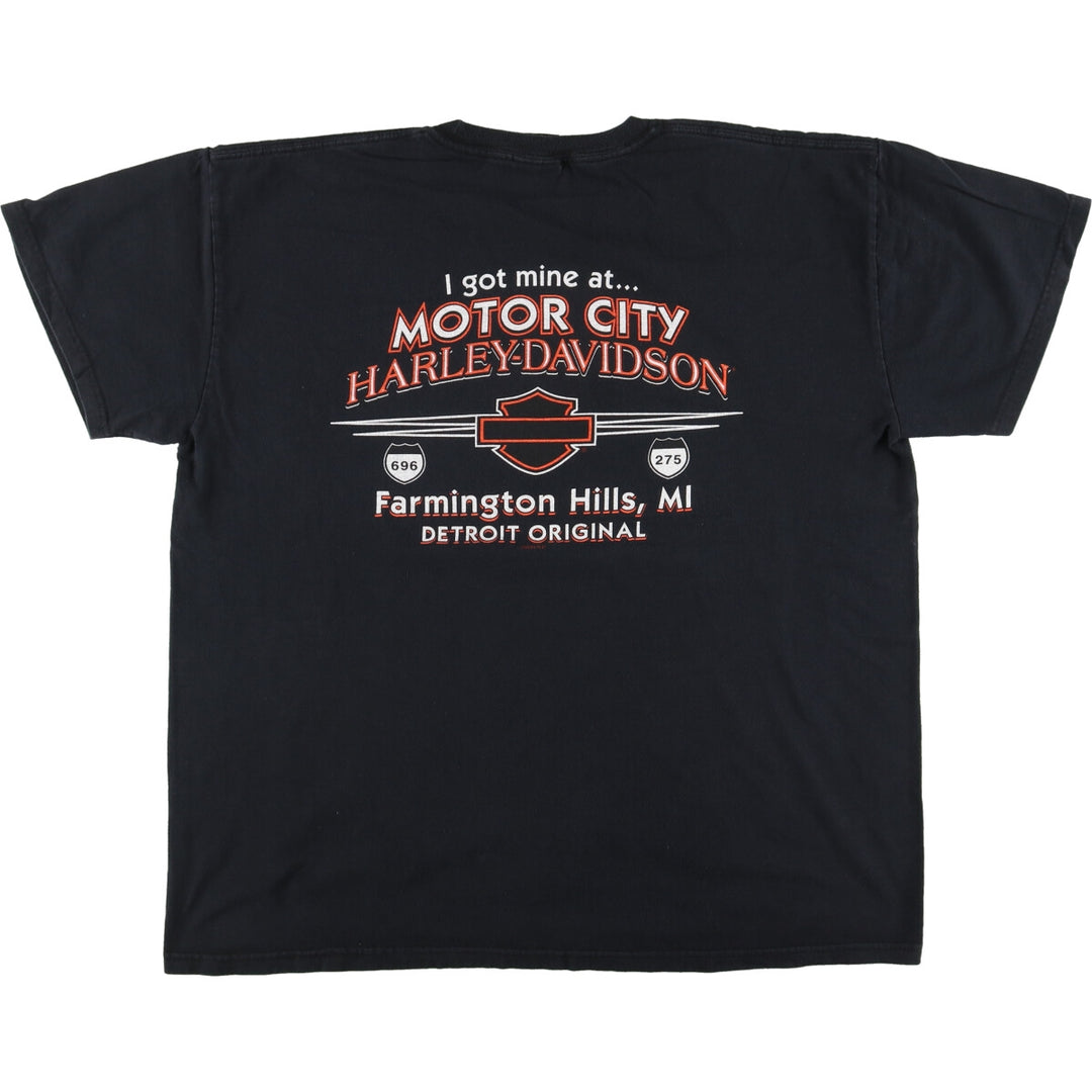 00'S Harley-Davidson Motorcycle Bike T-shirt Men's XXL /eaa448613