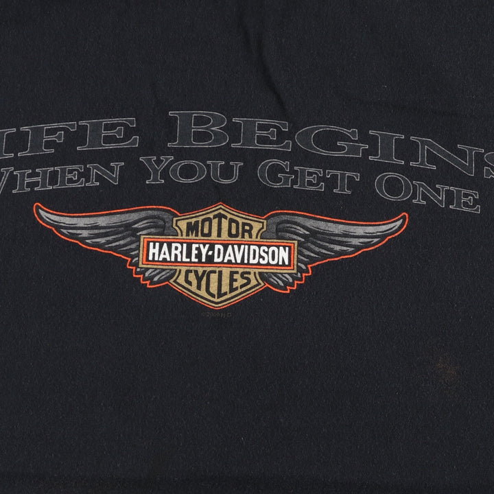 00'S Harley-Davidson Motorcycle Bike T-shirt Men's XXL /eaa448613