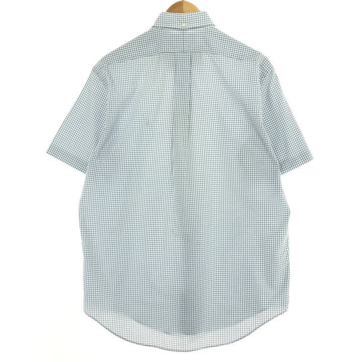 Ralph Lauren Classic Fit Short Sleeve Button Down Check Shirt Men's Medium /eaa448643