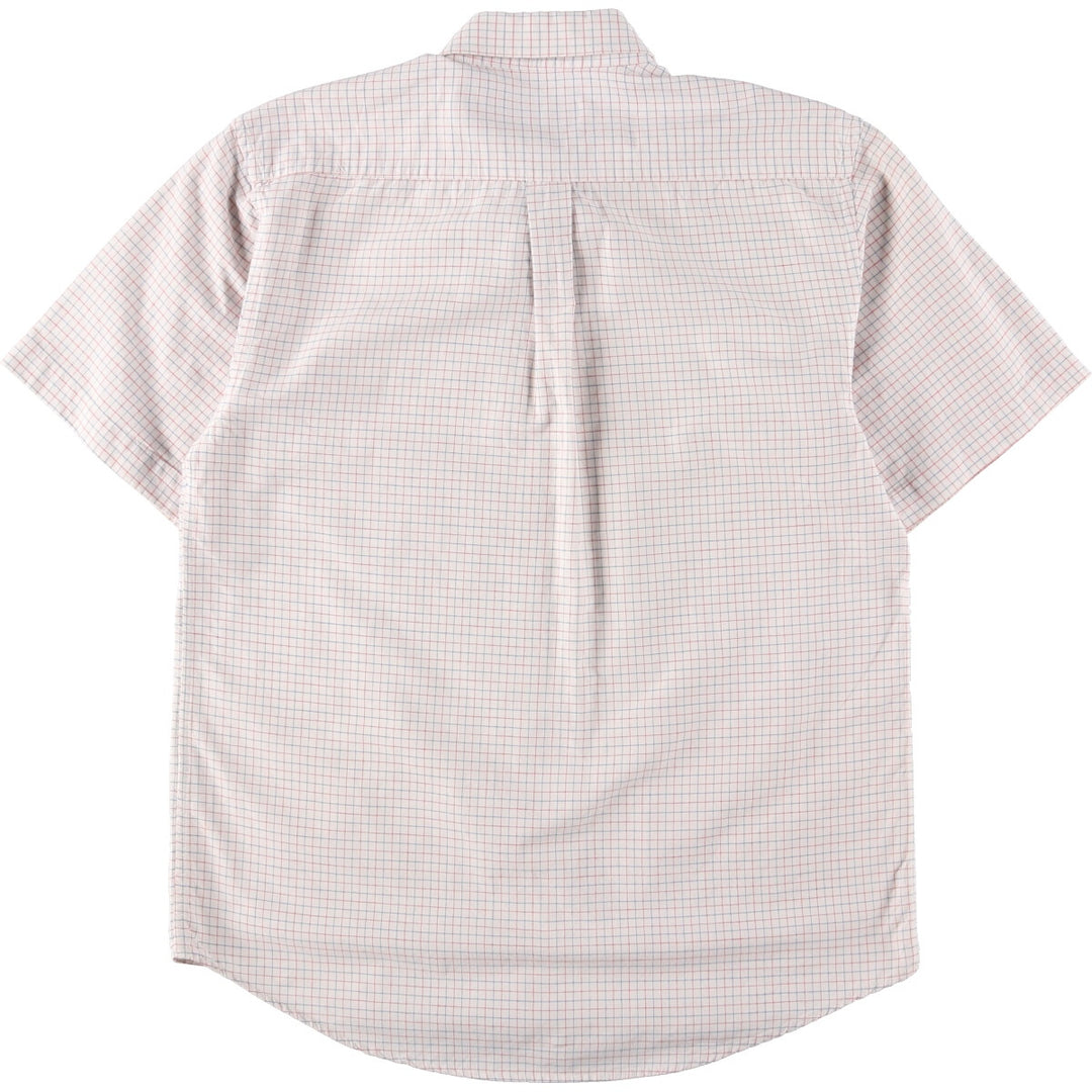 Ralph Lauren POLO by Ralph Lauren CUSTOM FIT short sleeve button down check shirt men's L /eaa448646