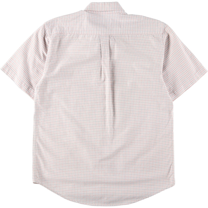 Ralph Lauren POLO by Ralph Lauren CUSTOM FIT short sleeve button down check shirt men's L /eaa448646