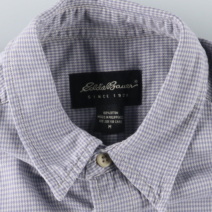 Eddie Bauer Gun Club Check Short Sleeve Cotton Check Shirt Men's M /eaa448688