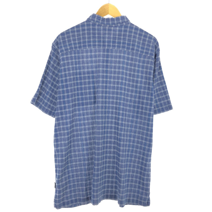 Patagonia 52921SP19 Willow Crepe Short Sleeve Cotton Check Shirt Men's XL /eaa448693