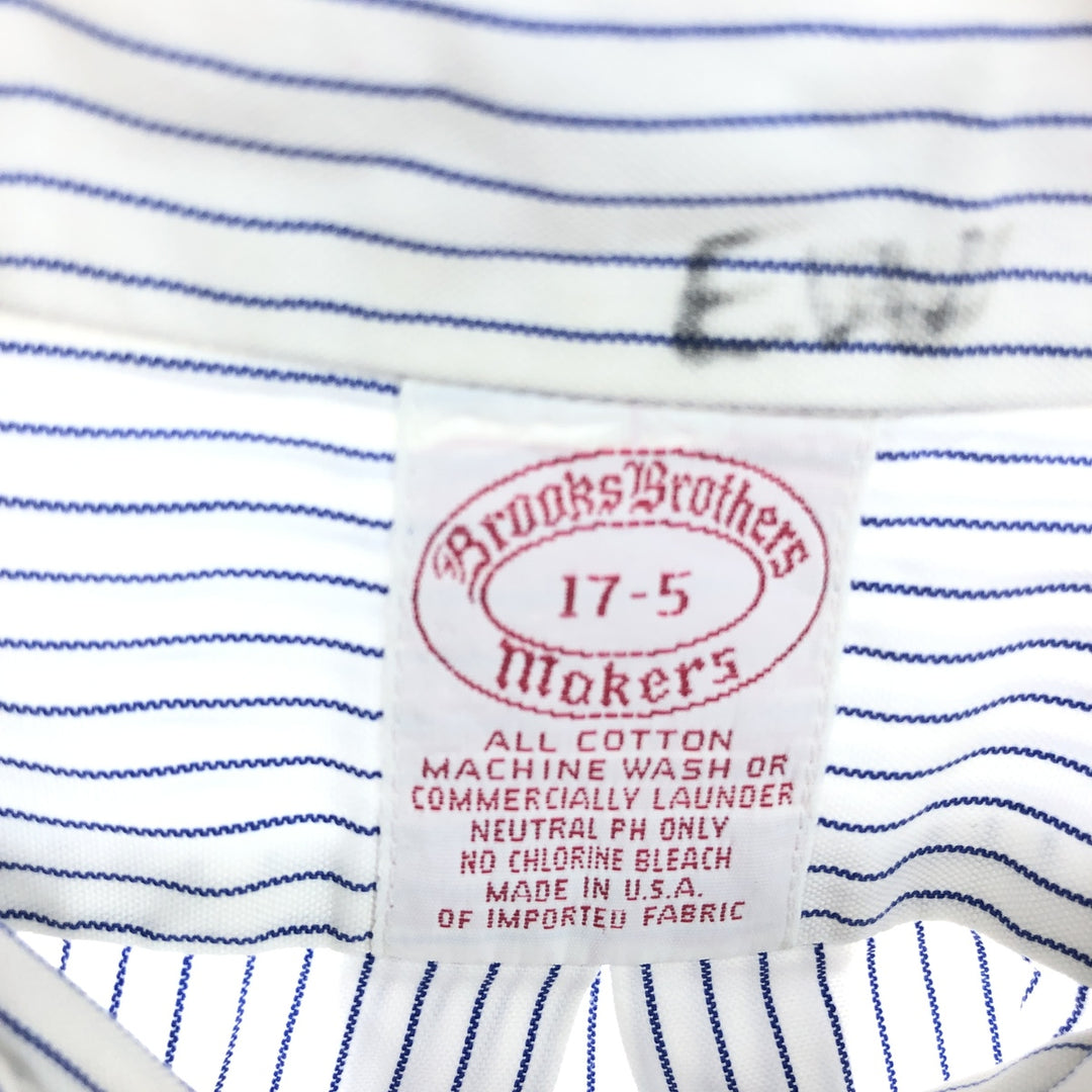 80s-90'S Brooks Brothers MAKERS Short Sleeve Button Down Striped Shirt Made in USA Men's XL Vintage /eaa448699