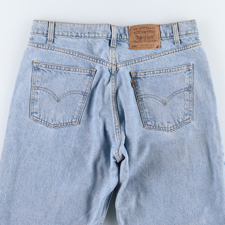 90'S Levi's 550 Relaxed Fit Tapered Denim Pants Men's W36 Vintage /eaa448761