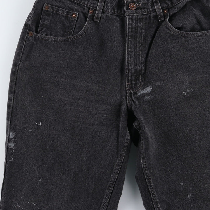 90'S Levi's 560 LOOSE FIT TAPERED LEG Black Denim Tapered Denim Pants Made in USA Men's w32 /eaa448764