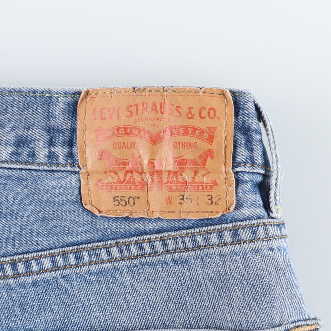 Levi's 550 tapered denim pants for men, w34 / eaa448770