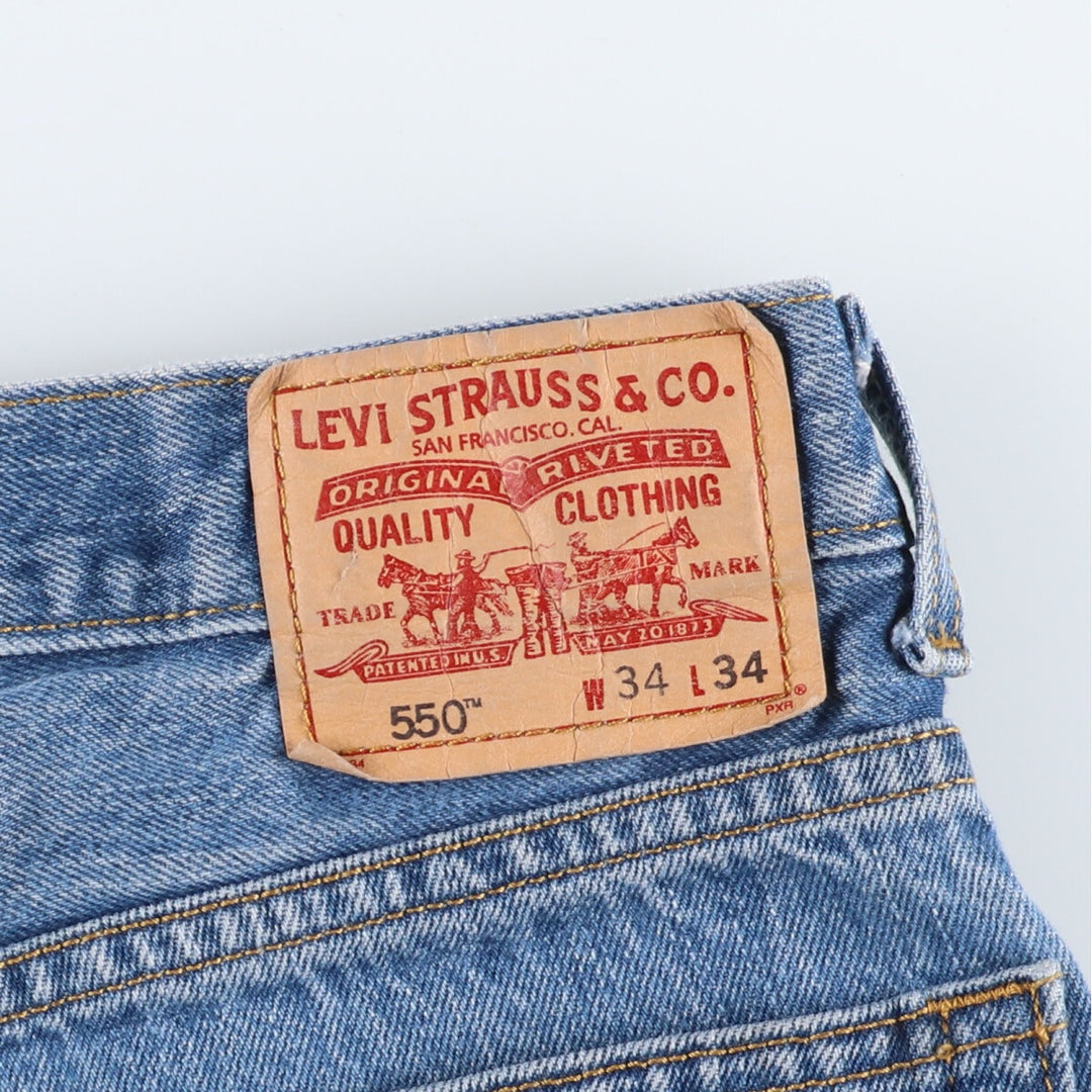 Levi's 550 Relaxed Fit Tapered Denim Pants Men's W35 / eaa448771