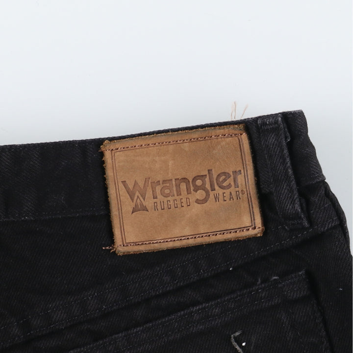 Wrangler Black Denim Shorts, Shorts, Men's W32, Vintage / eaa448774