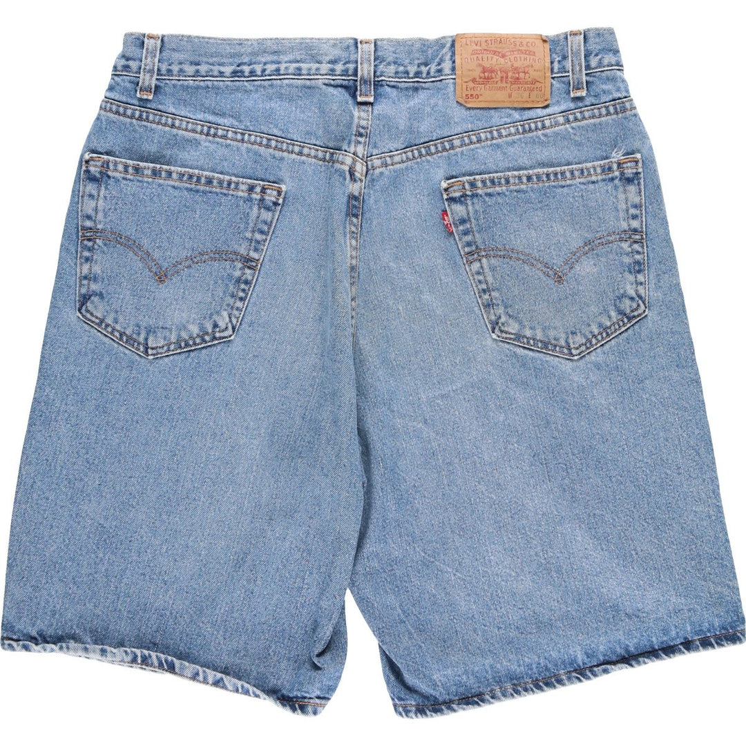 Levi's 550 Classic Relaxed Fit 00 Length Denim Shorts, Men's W36 / eaa448775