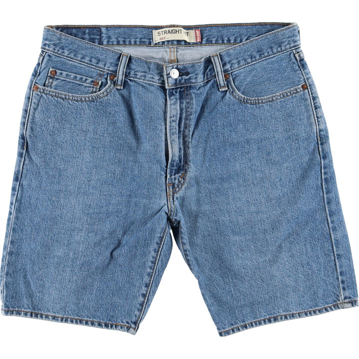 Levi's 505 STRAIGHT FIT denim shorts, short pants, men's w36 / eaa448785