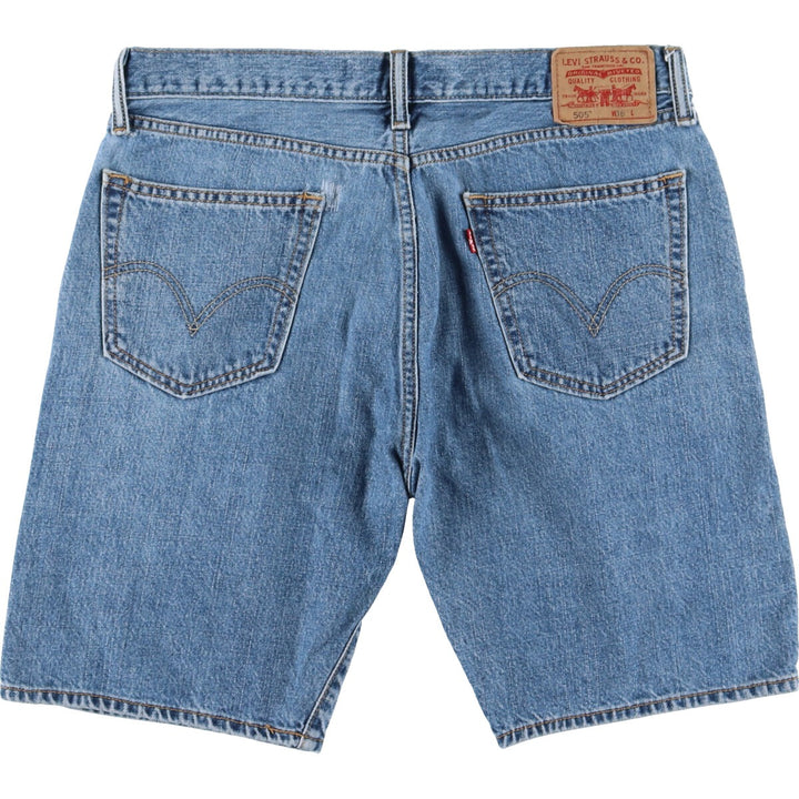 Levi's 505 STRAIGHT FIT denim shorts, short pants, men's w36 / eaa448785