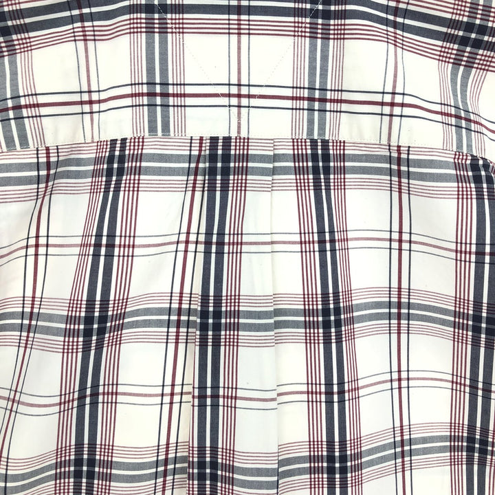 90'S Tommy Hilfiger short sleeve button down check shirt men's L vintage /eaa448815