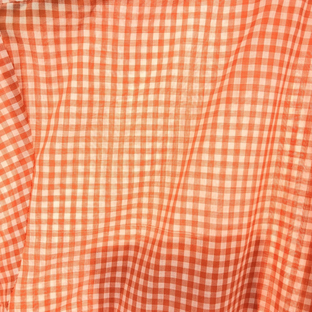 70'S McGREGOR SCOTSET Gingham Check Short Sleeve Check Shirt Men's M Vintage /eaa448823