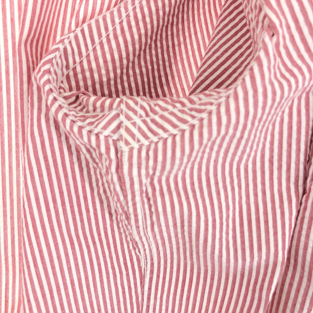 Brooks Brothers 346 short sleeve button-down striped shirt, men's L / eaa448826