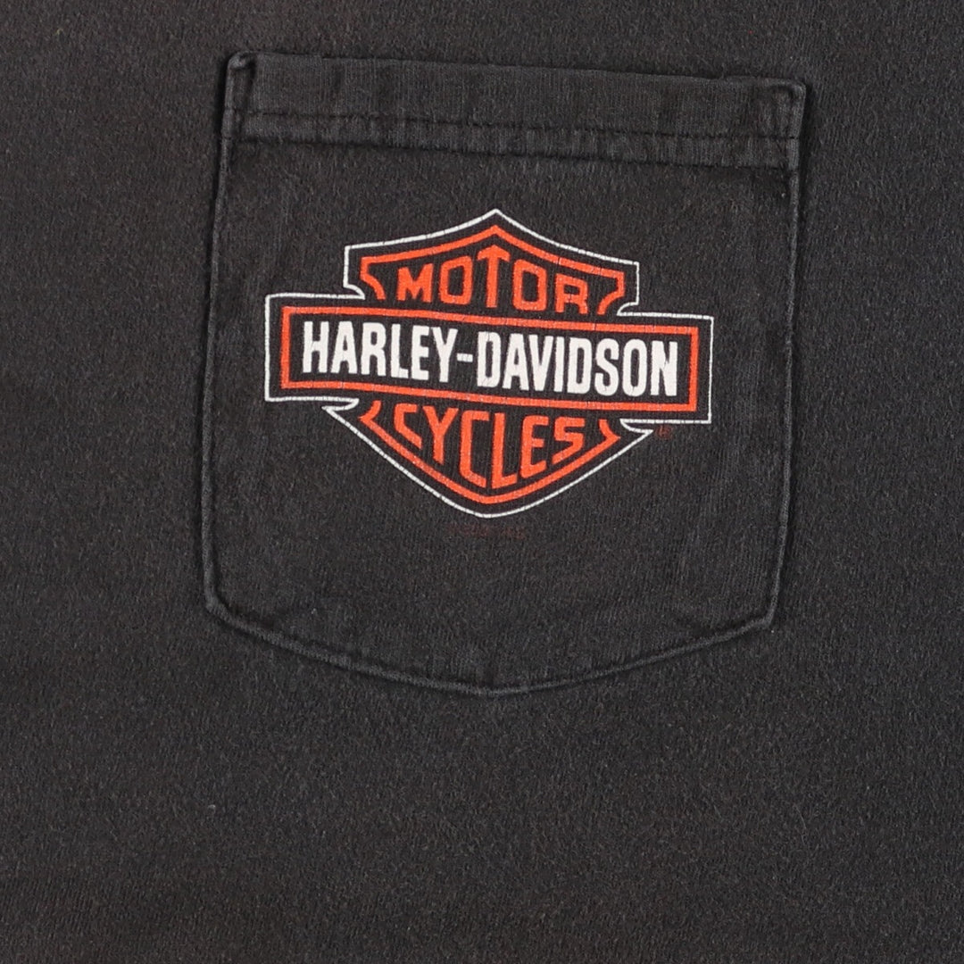 00'S Harley-Davidson Motorcycle Bike T-shirt Made in USA Men's XL /eaa448902