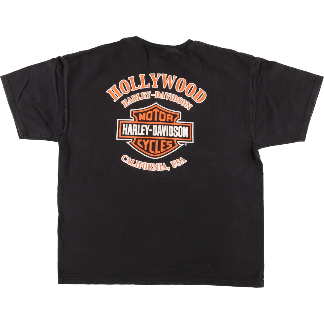 00'S Harley-Davidson Motorcycle Bike T-shirt Men's L /eaa448911