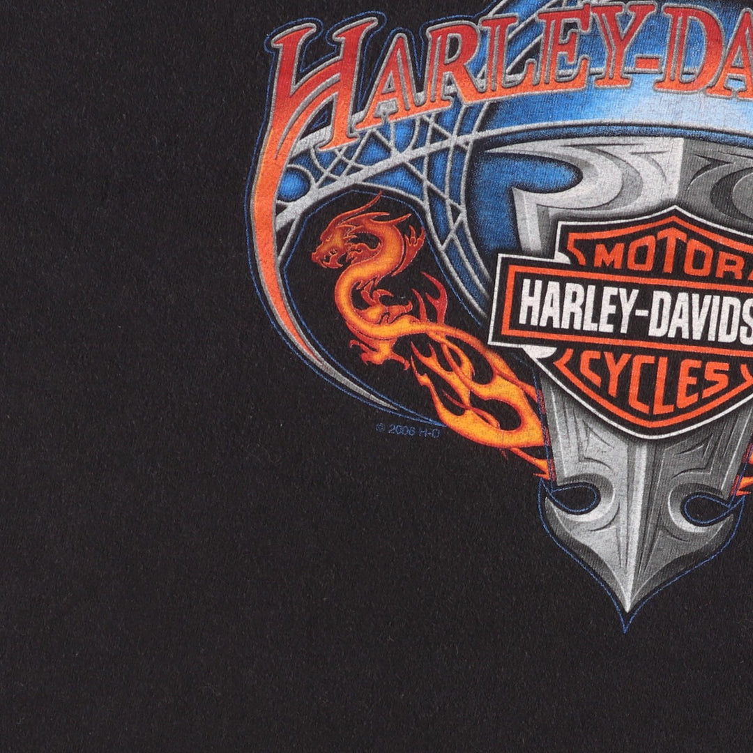 00'S Harley-Davidson Motorcycle Bike T-shirt Men's L /eaa448911