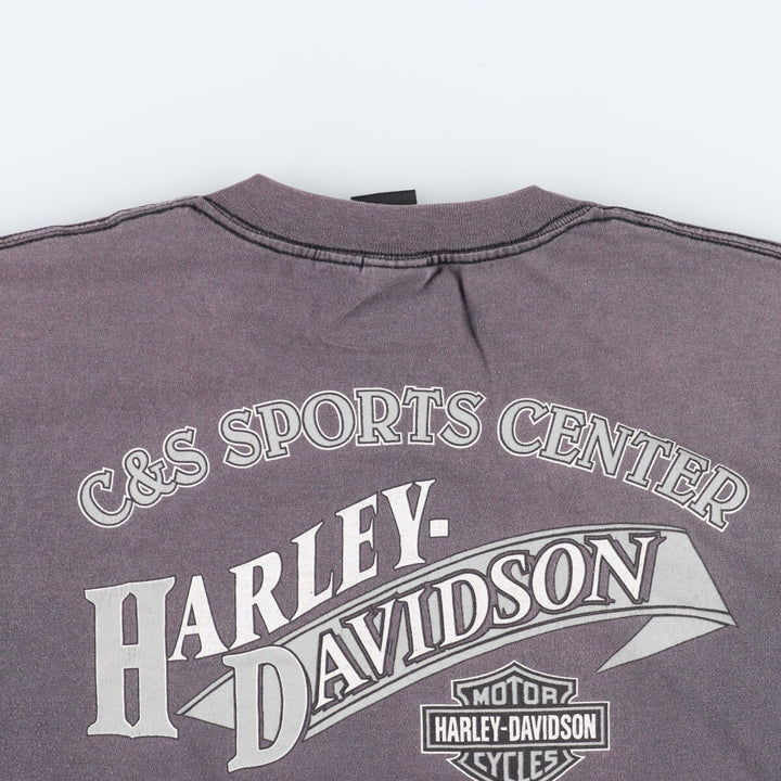 90'S Harley-Davidson Motorcycle Bike T-shirt Made in USA Men's XL Vintage /eaa448990