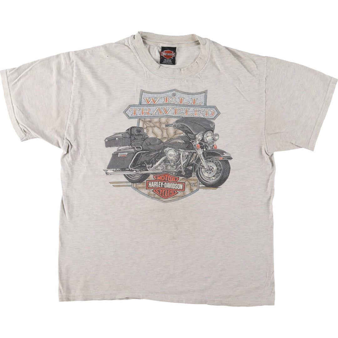 90'S Harley-Davidson Motorcycle Bike T-shirt Made in USA Men's L Vintage /eaa448993