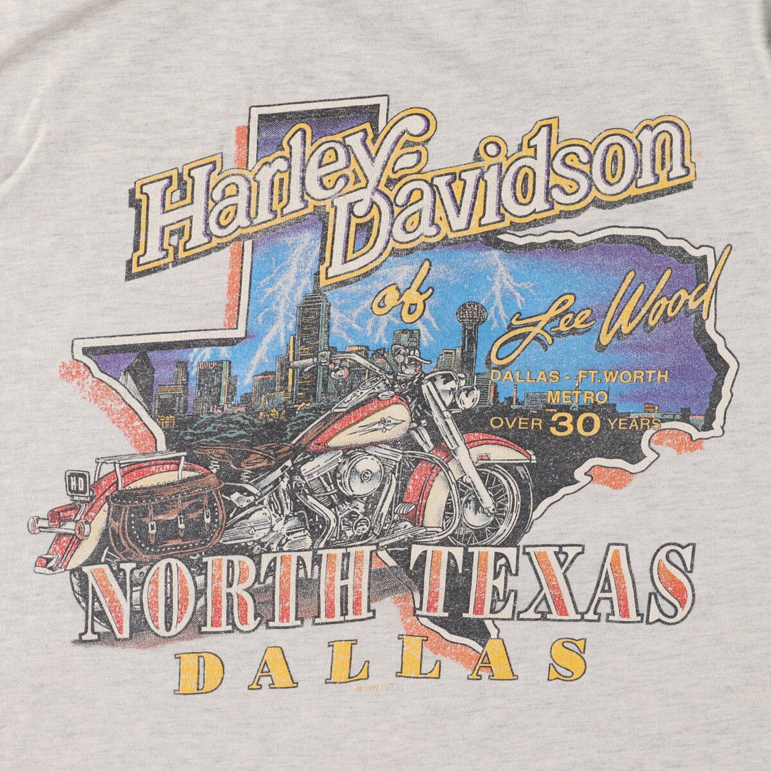 90'S Harley-Davidson Motorcycle Bike T-shirt Made in USA Men's L Vintage /eaa448993