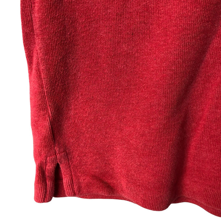 Ralph Lauren POLO RALPH LAUREN Half-zip sweatshirt, sweatshirt, men's size L cotton red type Vintage Second Hand