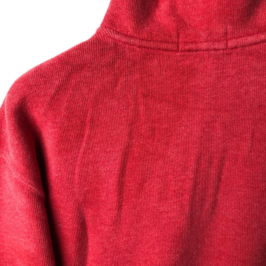Ralph Lauren POLO RALPH LAUREN Half-zip sweatshirt, sweatshirt, men's size L cotton red type Vintage Second Hand