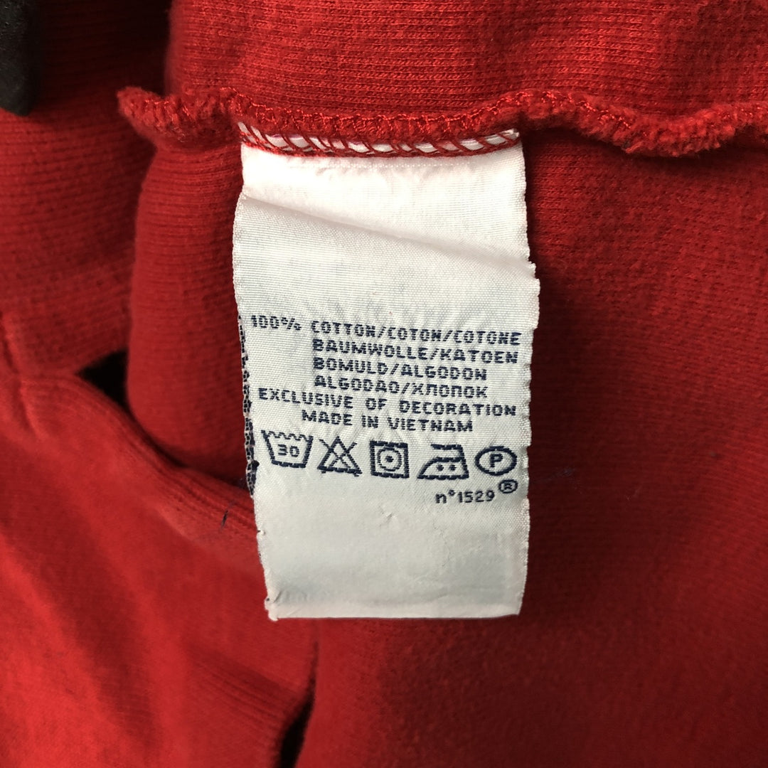 Ralph Lauren POLO by Ralph Lauren Half-Zip Sweatshirt, Men's XL cotton red type Vintage Second Hand
