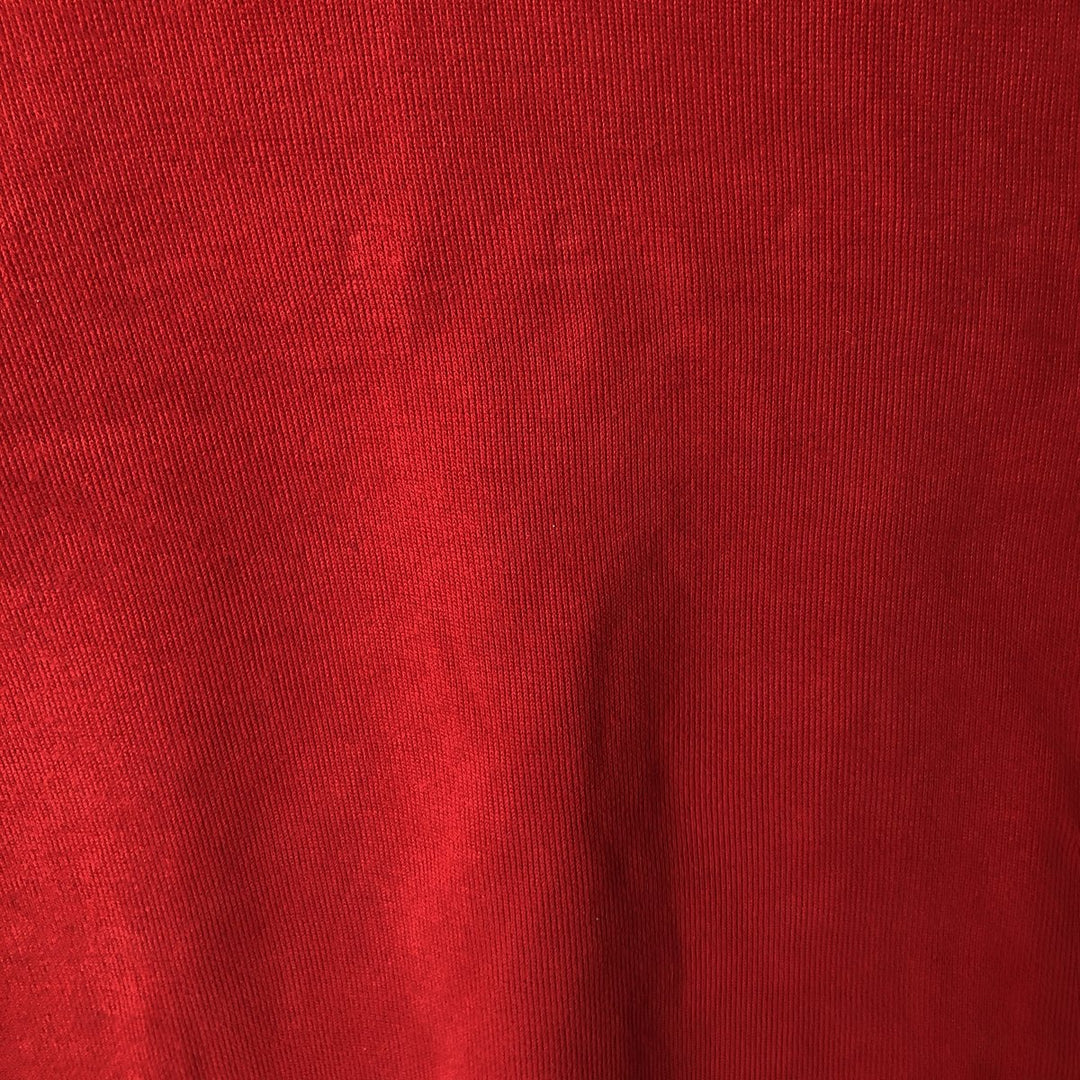 Ralph Lauren POLO by Ralph Lauren Half-Zip Sweatshirt, Men's XL cotton red type Vintage Second Hand
