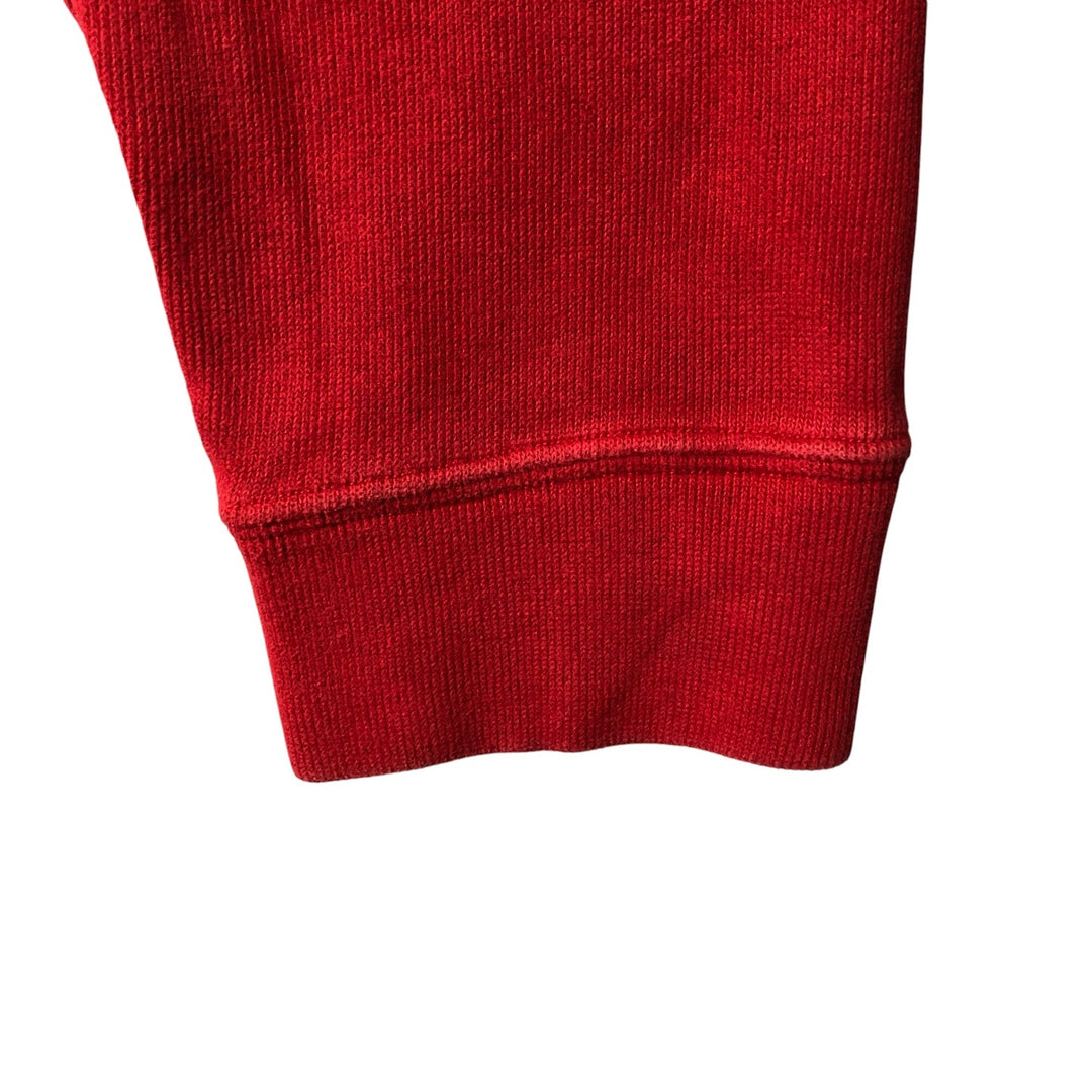 Ralph Lauren POLO by Ralph Lauren Half-Zip Sweatshirt, Men's XL cotton red type Vintage Second Hand