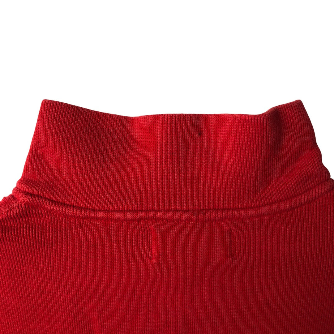 Ralph Lauren POLO by Ralph Lauren Half-Zip Sweatshirt, Men's XL cotton red type Vintage Second Hand