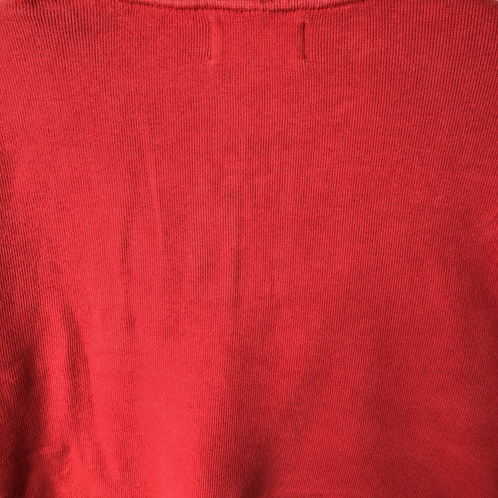 Ralph Lauren POLO by Ralph Lauren Half-Zip Sweatshirt, Men's XL cotton red type Vintage Second Hand