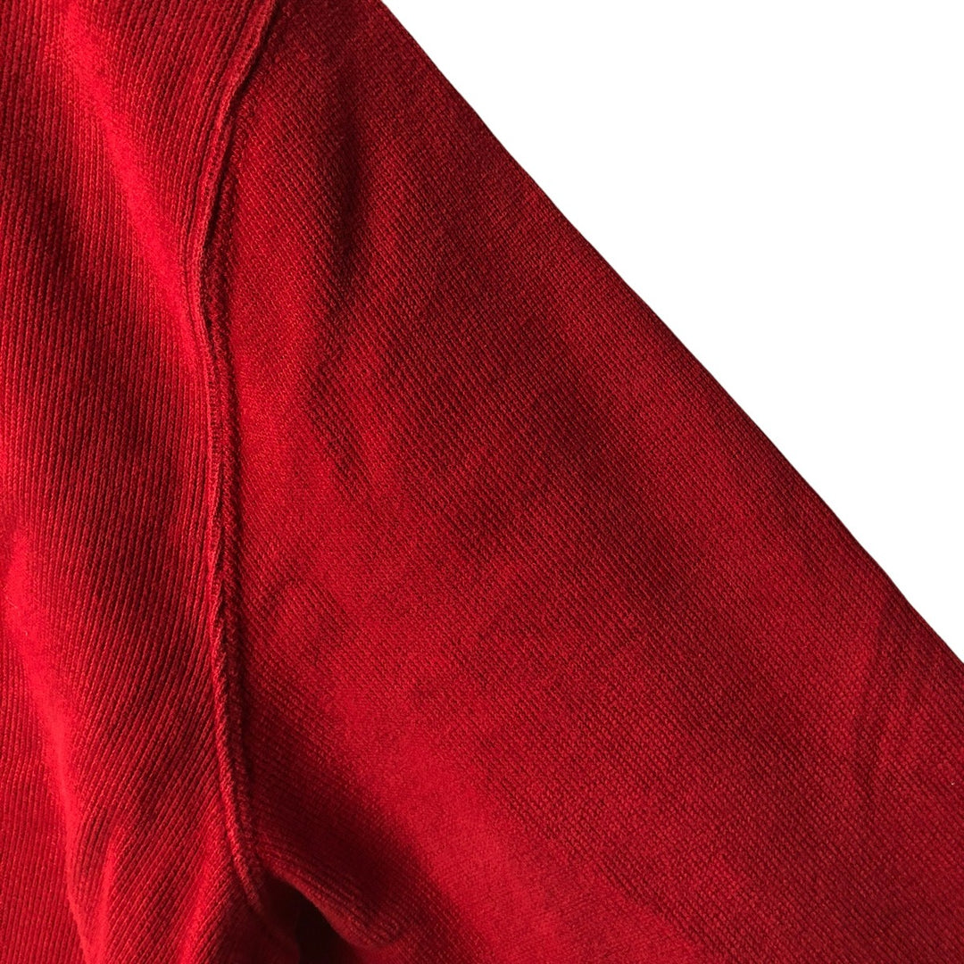 Ralph Lauren POLO by Ralph Lauren Half-Zip Sweatshirt, Men's XL cotton red type Vintage Second Hand