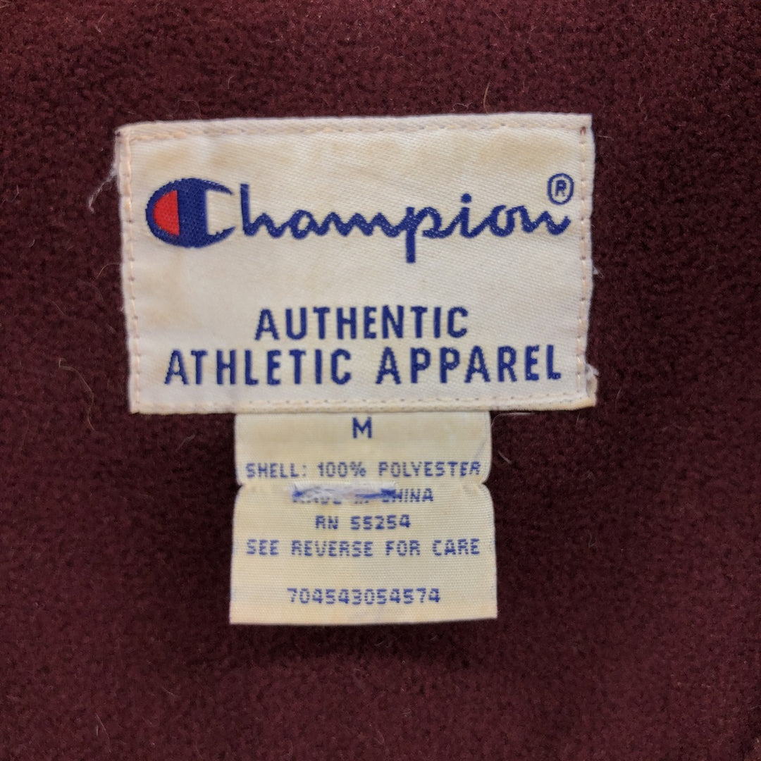 Champion Authentic Athletic Apparel Half Zip Fleece Pullover Men's M /eaa449050