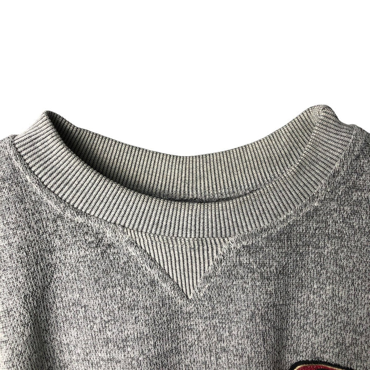 90'S TRUE FAN NFL San Francisco 49ers Logo Sweatshirt, Men's XL, Vintage cotton gray type Vintage Second Hand