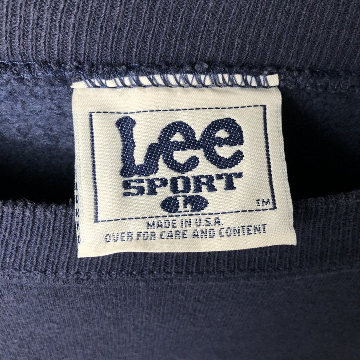 90'S Lee SPORT NFL DALLAS COWBOYS Dallas Cowboys sweatshirt, Made in USA, Men's Size L cotton navy blue type Vintage Second Hand