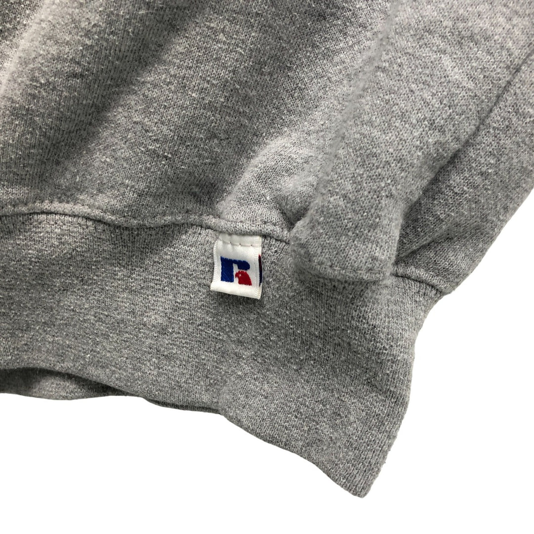 Oversized 90'S Russell college sweatshirt, vintage, men's size XXXL polyester gray type Vintage Second Hand