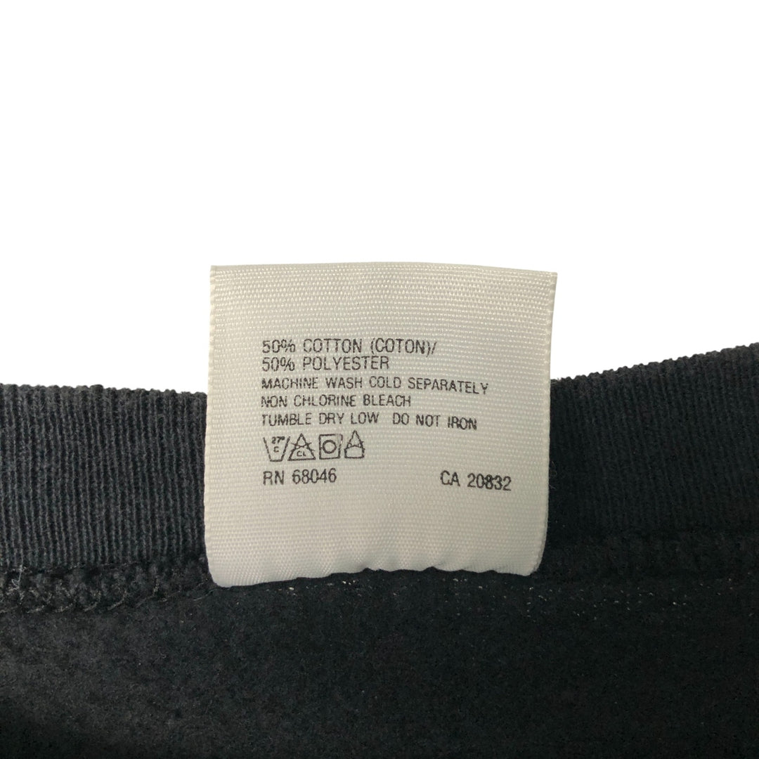 90'S Tartex NFL Pittsburgh Steelers Print Sweatshirt, Made in USA, Men's Size XL cotton black type Vintage Second Hand