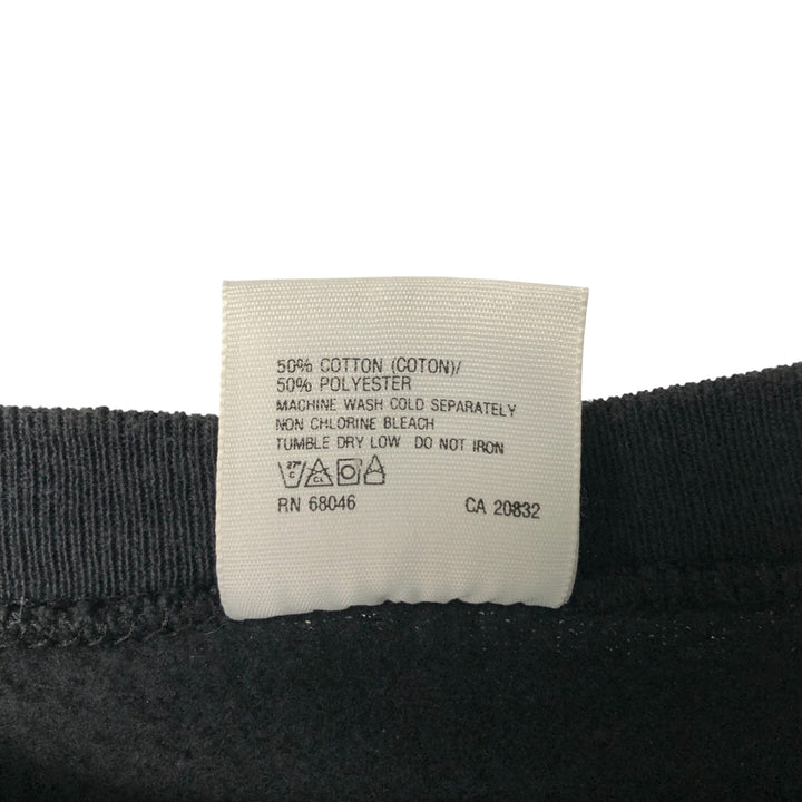 90'S Tartex NFL Pittsburgh Steelers Print Sweatshirt, Made in USA, Men's Size XL cotton black type Vintage Second Hand