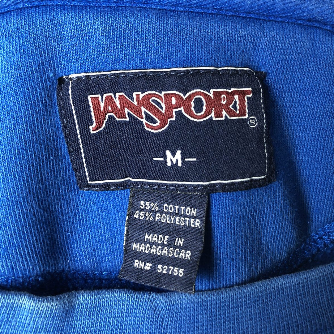 Jansport College Sweatshirt, Men's Size M cotton blue type Vintage Second Hand