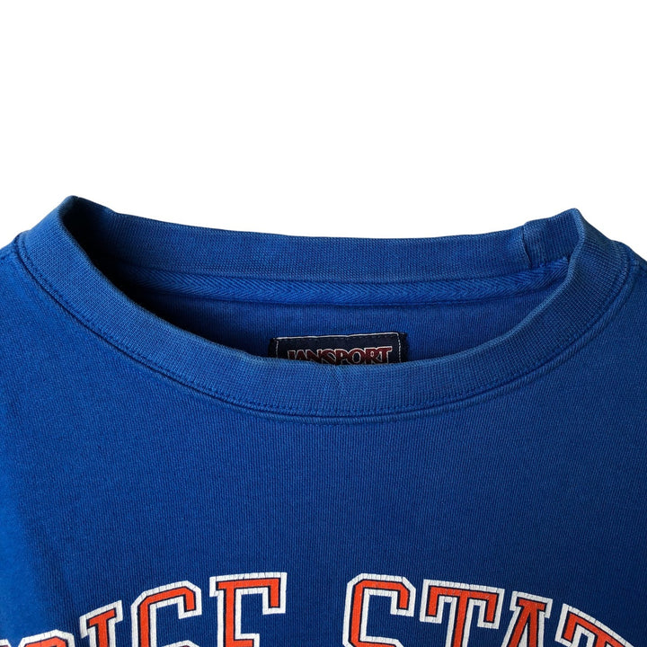 Jansport College Sweatshirt, Men's Size M cotton blue type Vintage Second Hand