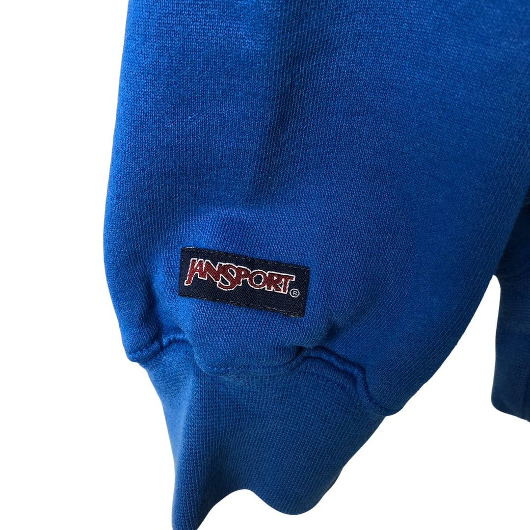 Jansport College Sweatshirt, Men's Size M cotton blue type Vintage Second Hand